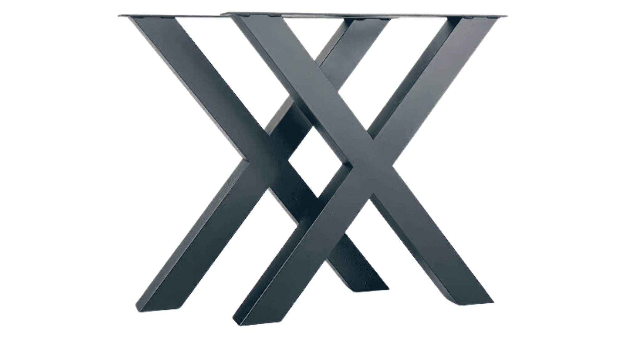 Dublino Base per Tavolo da Pranzo Premium in Acciaio Inossidabile - PD7090inox - Gambe per Tavoli (Altezza: 73 cm, Peso: 25 kg, Area di Appoggio: 60x40 cm) - Max. Dimensione della Tavola: 120x80 cm