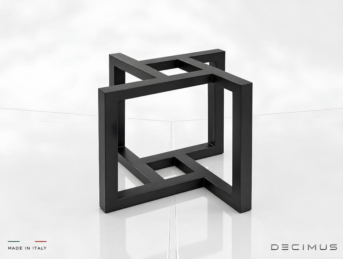 Base centrale Atrium Decimus nera opaca